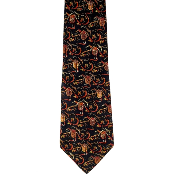 Salvatore Ferragamo Printed Silk Tie - Picture 1 of 3